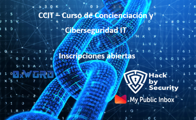 CCIT concienciación y ciberseguridad
